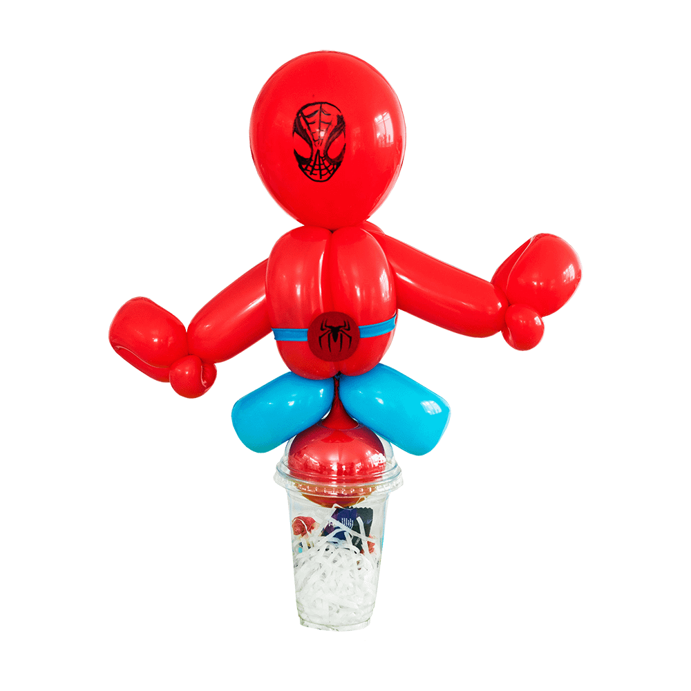Spiderman Balloon Candy Cup