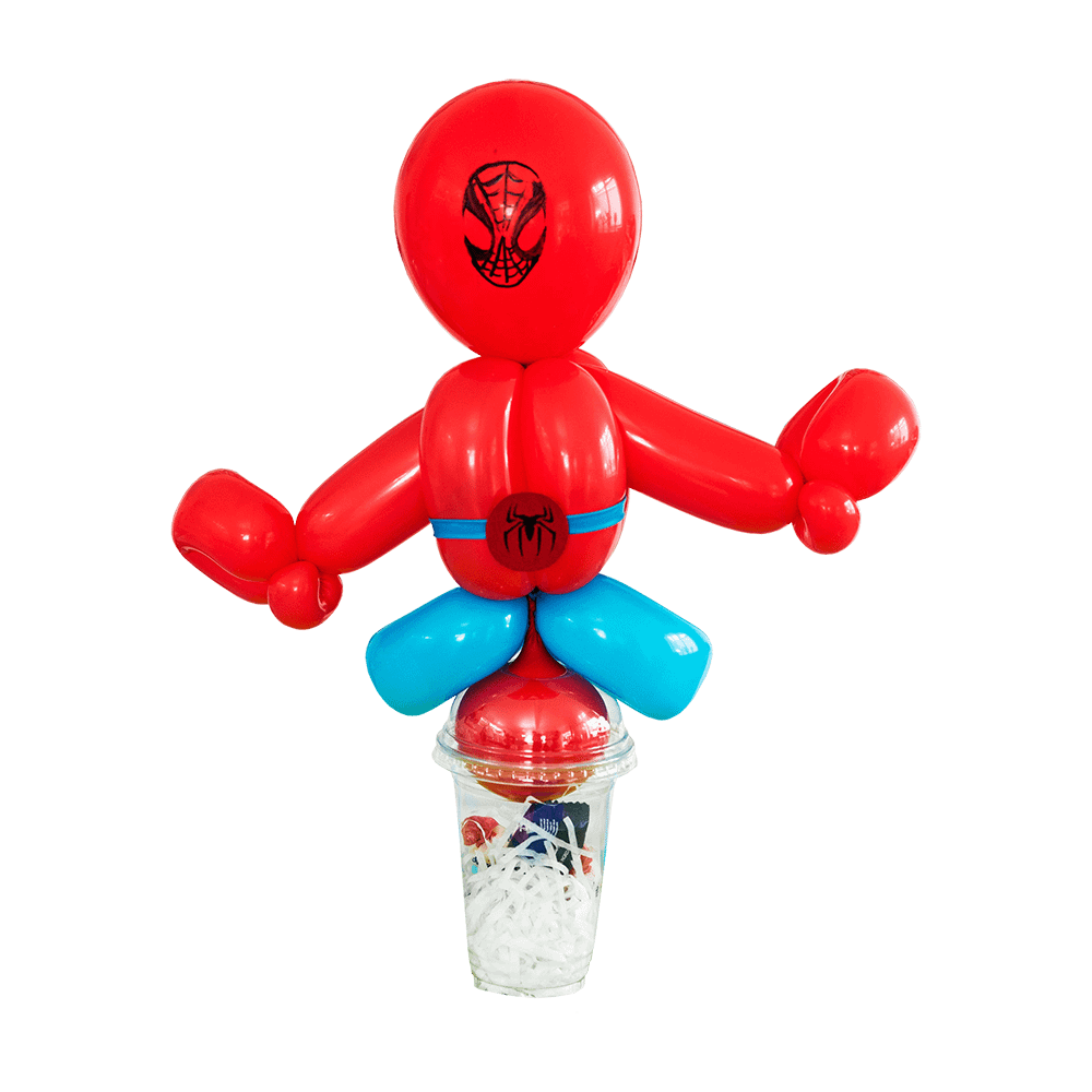 Spiderman Balloon Candy Cup